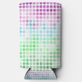 Rafraîchisseur Pour Canette Slim Drapeau de fierté Toric abstrait boho éclectique G (Recto)