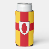 Rafraîchisseur Pour Canette Slim Drapeau de l'Ulster (Seltzer Recto)