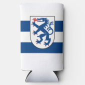 Rafraîchisseur Pour Canette Slim Drapeau d'Ingolstadt, Bavière - ALLEMAGNE (Recto)