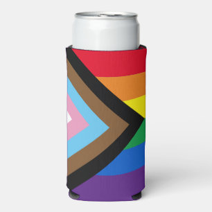 Rafraîchisseur Pour Canette Slim drapeau gay pride Lgbtq arc-en-ciel inclus