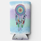 Rafraîchisseur Pour Canette Slim Dreamcatcher coloré personnalisé (Recto)