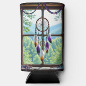 Rafraîchisseur Pour Canette Slim Dreamcatcher in Window | Boho Art (Recto)