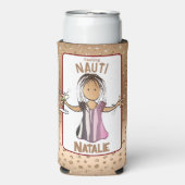 Rafraîchisseur Pour Canette Slim Drôle Dit Croisière Vacances pour Son Sentiment Na (Seltzer Recto)