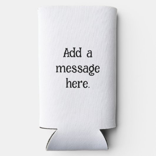 Rafraîchisseur Pour Canette Slim Drôle Halloween Humour peut refroidir cadeau (Verso)