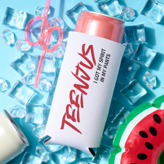 Rafraîchisseur Pour Canette Slim Drôle texte personnalisé Baby Billy's Citation Tee (Été in situ)