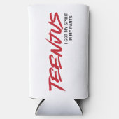 Rafraîchisseur Pour Canette Slim Drôle texte personnalisé Baby Billy's Citation Tee (Recto)