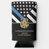 Rafraîchisseur Pour Canette Slim École d'application de la loi des officiers de pol (Recto)