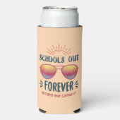 Rafraîchisseur Pour Canette Slim Écoles à l'extérieur Enseignant à la retraite (Seltzer Verso)