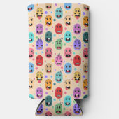 Rafraîchisseur Pour Canette Slim Émotions Visages colorés (Recto)