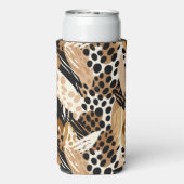 Rafraîchisseur Pour Canette Slim Empreinte de léopard Can Cooler (Seltzer Verso)