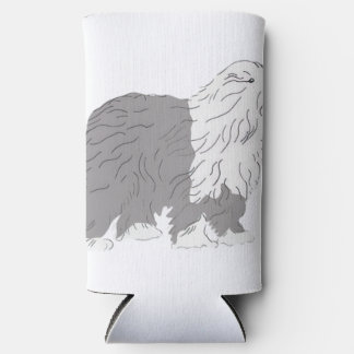 Rafraîchisseur Pour Canette Slim English Sheepdog