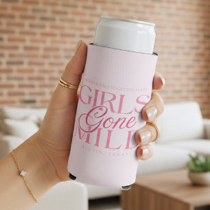Rafraîchisseur Pour Canette Slim Enterrées de vie de jeune fille rose Girls Gone Mi