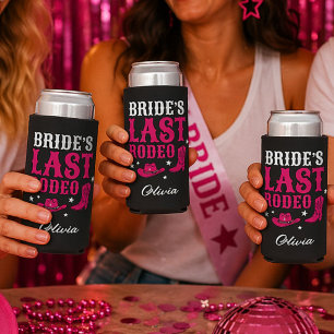 Rafraîchisseur Pour Canette Slim Enterrement de Vie de Jeune Fille Western "Bride’s