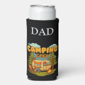 Rafraîchisseur Pour Canette Slim Équipe de camping (Seltzer Recto)