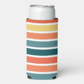 Rafraîchisseur Pour Canette Slim Été de '77 Stripes (Seltzer Recto)