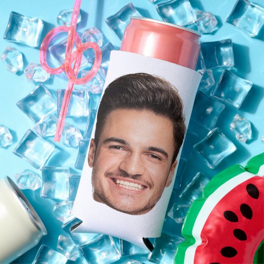 Rafraîchisseur Pour Canette Slim Face personnalisée (Été in situ)