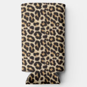 Rafraîchisseur Pour Canette Slim Faux Leopard Fur (Verso)