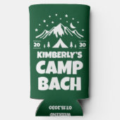 Rafraîchisseur Pour Canette Slim Fête de Bach en camp vert (Verso)