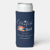 Rafraîchisseur Pour Canette Slim Fête de famille ébullition d'écrevisses Planificat (Seltzer Recto)