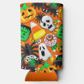 Rafraîchisseur Pour Canette Slim Fête des Candies Éffrayantes d'Halloween (Verso)