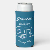 Rafraîchisseur Pour Canette Slim Fête Personnalisée Favoriser Sac Cadeau Vacation F (Seltzer Verso)