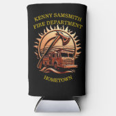 Rafraîchisseur Pour Canette Slim Fiery Valor Intricablement Héroïque Conception De (Recto)