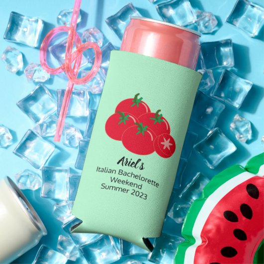 Rafraîchisseur Pour Canette Slim Fin de semaine du Mariage de bachelorette d'été To (Été in situ)
