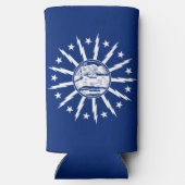 Rafraîchisseur Pour Canette Slim Flag of Buffalo, New York (Verso)