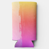 Rafraîchisseur Pour Canette Slim Flamant rose tropical chaud (Verso)