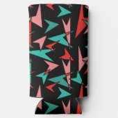 Rafraîchisseur Pour Canette Slim Flèches modernes du milieu du siècle (Verso)