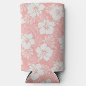 Rafraîchisseur Pour Canette Slim Fleurs d'Hibiscus (Recto)