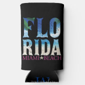 Rafraîchisseur Pour Canette Slim Floride, Miami Beach (Verso)