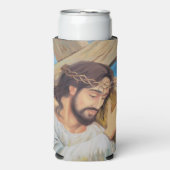 Rafraîchisseur Pour Canette Slim Foi chrétienne Jésus Christ (Seltzer Recto)