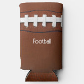 Rafraîchisseur Pour Canette Slim Football Design Seltzer Can Cooler (Recto)