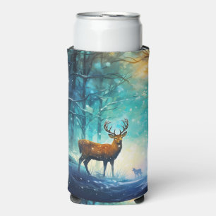 Rafraîchisseur Pour Canette Slim Forêt enneigée magique Art-82109