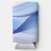 Rafraîchisseur Pour Canette Slim Formes transparentes bleu et lavande (Verso)