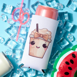 Rafraîchisseur Pour Canette Slim Frappe Sourire Kawaii