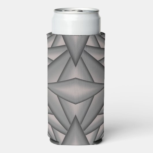 Rafraîchisseur Pour Canette Slim Frozen In Time Art Abstrait (Seltzer Verso)