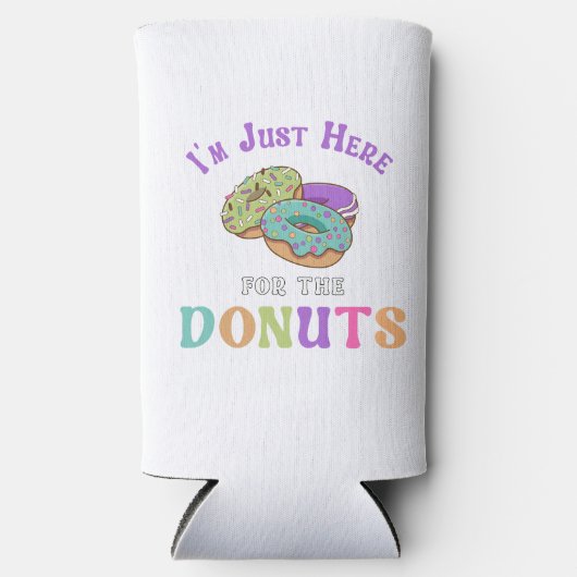 Rafraîchisseur Pour Canette Slim Funny Donut Lover Quote (Recto)