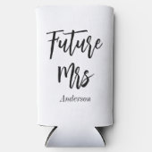 Rafraîchisseur Pour Canette Slim Future Mme Black White Enterrement de Vie de Jeune (Recto)