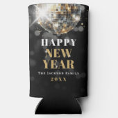 Rafraîchisseur Pour Canette Slim Gold New Year's Eve Party (Verso)