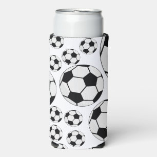 Rafraîchisseur Pour Canette Slim Graphisme de ballon de football classique Fan de s