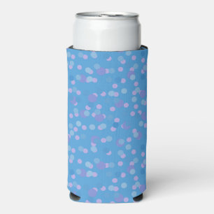 Rafraîchisseur Pour Canette Slim grappes de pois rose bleu et violet