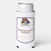 Rafraîchisseur Pour Canette Slim Grèce Graduation Cruise Slim Koozie (Seltzer Recto)