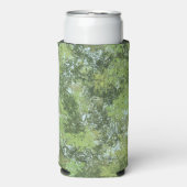 Rafraîchisseur Pour Canette Slim Green Leaf Trees With Blue Sky Peaking Through Art (Seltzer Recto)