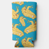 Rafraîchisseur Pour Canette Slim Grenouille jaune (Verso)