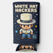 Rafraîchisseur Pour Canette Slim Hackers WhiteHat (Verso)