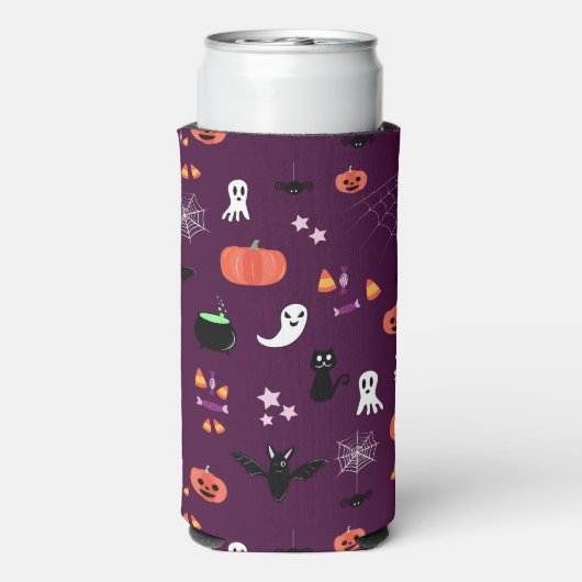 Rafraîchisseur Pour Canette Slim Halloween (Seltzer Verso)