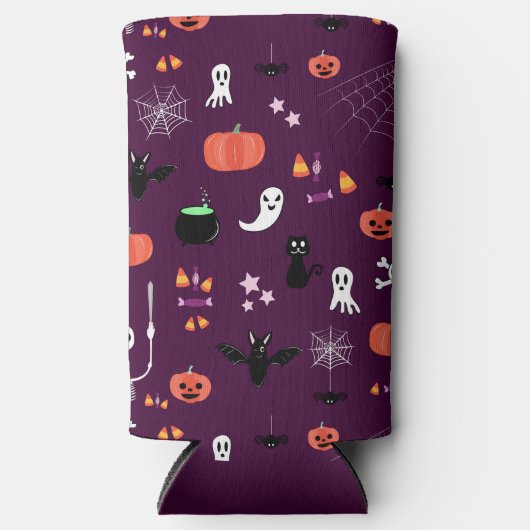 Rafraîchisseur Pour Canette Slim Halloween (Recto)