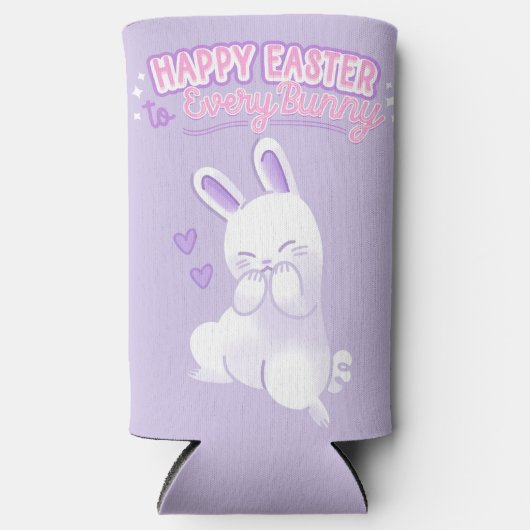 Rafraîchisseur Pour Canette Slim Happy Easter to Every Bunny (Recto)